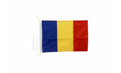 Rumania Boat Flag - 12 x 16 inch