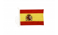 Spain with coat of arms Boat Flag - 12 x 16 inch