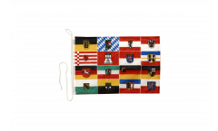 Germany 16 states Boat Flag - 12 x 16 inch