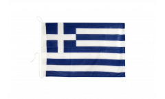 Greece Boat Flag - 12 x 16 inch