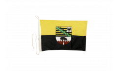 Germany Saxony-Anhalt Boat Flag - 12 x 16 inch