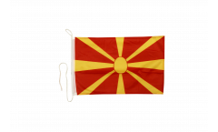 North Macedonia Boat Flag - 12 x 16 inch