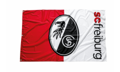 SC Freiburg Stripes Flag - 3.3 x 5 ft. / 100 x 150 cm
