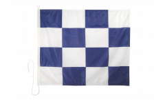 November (N) Nautical Signal, Boat, Sail Flag - 75 x 90 cm