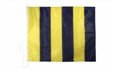 Golf (G) Nautical Signal, Boat, Sail Flag - 75 x 90 cm