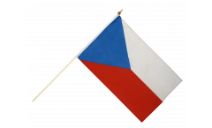 Czech Republic Hand Waving Flag, 10 pcs - 12 x 18 inch
