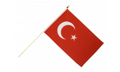 Turkey Hand Waving Flag, 10 pcs - 12 x 18 inch