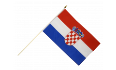 Croatia Hand Waving Flag, 10 pcs - 12 x 18 inch