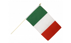 Italy Hand Waving Flag, 10 pcs - 12 x 18 inch