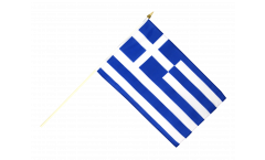 Greece Hand Waving Flag, 10 pcs - 12 x 18 inch