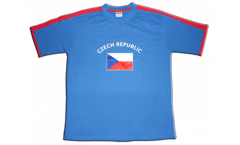 Czech Republic T-Shirt, blue-red, size M, Runner-T