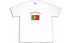 Portugal T-Shirt, white, size M, Round-T