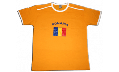 Rumania T-Shirt, white-red, size M, Soccer-T