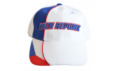 Czech Republic Cap, white-blue, flag