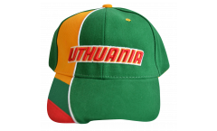 Lithuania Cap, green-yellow, flag