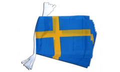Sweden Bunting Flags - 12 x 18 inch