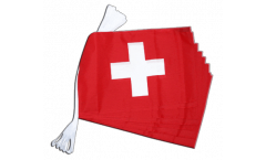 Switzerland Bunting Flags - 12 x 18 inch