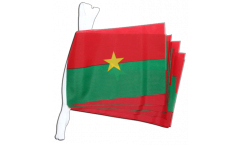 Burkina Faso Bunting Flags - 5.9 x 8.65 inch