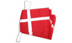 Denmark Bunting Flags - 5.9 x 8.65 inch