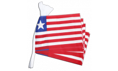 Liberia Bunting Flags - 5.9 x 8.65 inch
