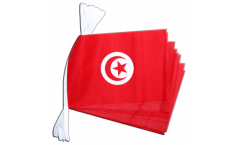 Tunisia Bunting Flags - 5.9 x 8.65 inch