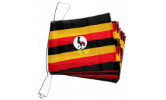Uganda Bunting Flags - 5.9 x 8.65 inch