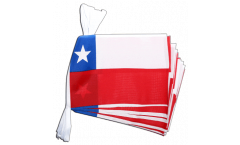 Chile Bunting Flags - 5.9 x 8.65 inch