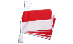 Indonesia Bunting Flags - 5.9 x 8.65 inch