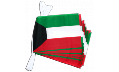 Kuwait Bunting Flags - 5.9 x 8.65 inch