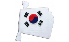South Korea Bunting Flags - 5.9 x 8.65 inch