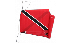 Trinidad and Tobago Bunting Flags - 5.9 x 8.65 inch