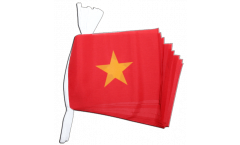 Vietnam Bunting Flags - 5.9 x 8.65 inch