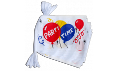 Party Time Bunting Flags - 5.9 x 8.65 inch