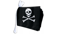 Pirate Skull and Bones Bunting Flags - 5.9 x 8.65 inch