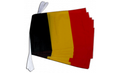 Belgium Bunting Flags - 12 x 18 inch