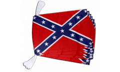 USA Southern United States Bunting Flags - 12 x 18 inch