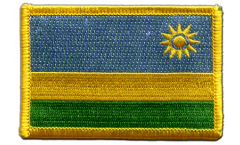 Rwanda Patch, Badge - 3.15 x 2.35 inch