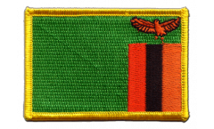 Zambia Patch, Badge - 3.15 x 2.35 inch