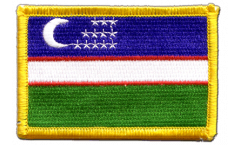 Uzbekistan Patch, Badge - 3.15 x 2.35 inch