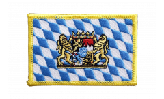 Germany Bavaria with lion Patch, Badge - 3.15 x 2.35 inch