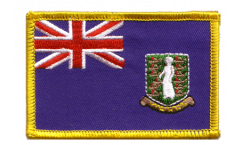 British Virgin Islands Patch, Badge - 3.15 x 2.35 inch