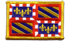 France Burgundy Patch, Badge - 3.15 x 2.35 inch