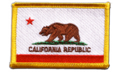 USA California Patch, Badge - 3.15 x 2.35 inch