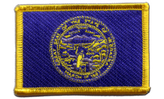 USA Nebraska Patch, Badge - 3.15 x 2.35 inch