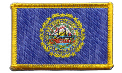 USA New Hampshire Patch, Badge - 3.15 x 2.35 inch
