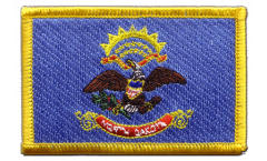 USA North Dakota Patch, Badge - 3.15 x 2.35 inch