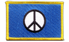 Peace Symbol Patch, Badge - 3.15 x 2.35 inch