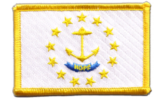 USA Rhode Island Patch, Badge - 3.15 x 2.35 inch