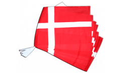 Denmark Bunting Flags - 12 x 18 inch
