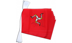 Great Britain Isle of man Bunting Flags - 5.9 x 8.65 inch